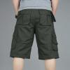 Maiyifu-GJ Men's Slim Fit Cotton Casual Cargo Shorts Lightweight Multi Pocket Shorts Outdoor Tactical Hiking Short Pants (Armygreen,29) view 2