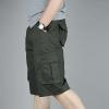 Maiyifu-GJ Men's Slim Fit Cotton Casual Cargo Shorts Lightweight Multi Pocket Shorts Outdoor Tactical Hiking Short Pants (Armygreen,29) view 3