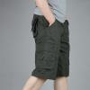 Maiyifu-GJ Men's Slim Fit Cotton Casual Cargo Shorts Lightweight Multi Pocket Shorts Outdoor Tactical Hiking Short Pants (Armygreen,29) view 4