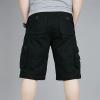 Maiyifu-GJ Men's Slim Fit Cotton Casual Cargo Shorts Lightweight Multi Pocket Shorts Outdoor Tactical Hiking Short Pants (Black,40) view 2