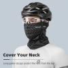 ROCKBROS Cooling Neck Gaiter Face Mask Fishing Scarf Face Cover for Men Women (black 1) view 3