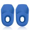 2PCS Bike Crank Cover Protector, Silicone Mountain Bicycle Crank Boot Arm Sleeve Cover Protective Case Crank Protection Sleeve Bike Crank Protector Bike Crank Arm Boots(Blue) view 1