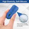 2PCS Bike Crank Cover Protector, Silicone Mountain Bicycle Crank Boot Arm Sleeve Cover Protective Case Crank Protection Sleeve Bike Crank Protector Bike Crank Arm Boots(Blue) view 4
