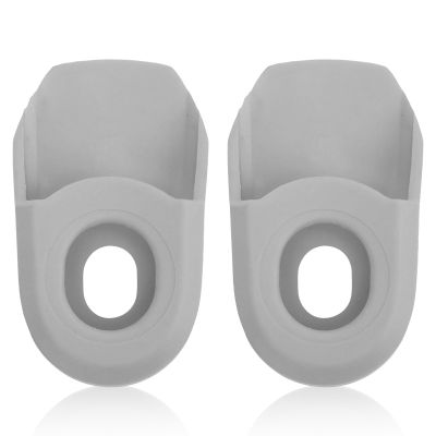 2PCS Bike Crank Arm Boots Protectors, Silicone Bike Crank Cover Guard for MTB Mountain Road Bikes Protectors for Bicycle Crankset (Grey)