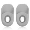 2PCS Bike Crank Arm Boots Protectors, Silicone Bike Crank Cover Guard for MTB Mountain Road Bikes Protectors for Bicycle Crankset (Grey)