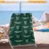 LOGOVISION Portland State University Beach Towel/Bath Towel, 30"x60" Logo Pattern view 2