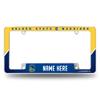 Rico Industries NBA Basketball Golden State Warriors Personalized/Custom 12" x 6" Chrome All Over Automotive License Plate Frame for Car/Truck/SUV view 1