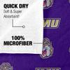 LOGOVISION James Madison University Beach Towel/Bath Towel, 30"x60" Logo Pattern view 4