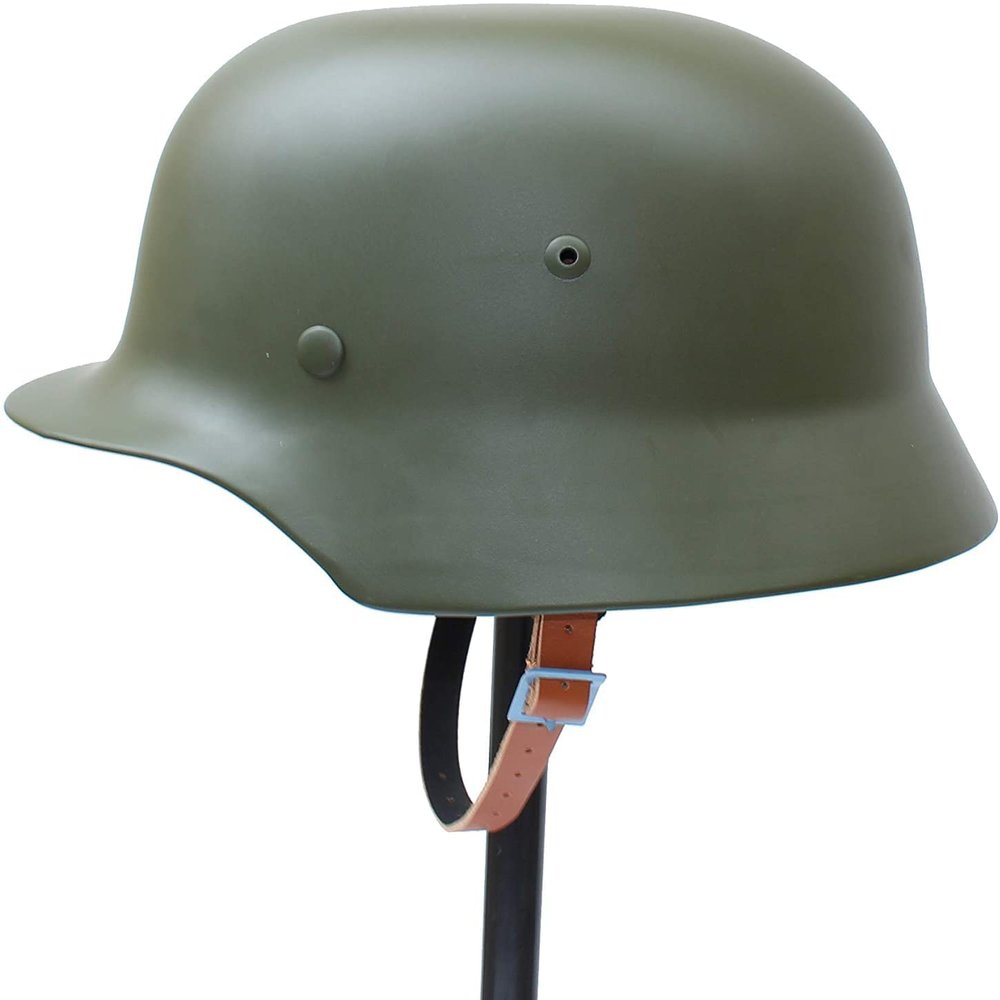 Hunting Explorer Green WW2 German Elite Wh Army M35 M1935 Steel Helmet Stahlhelm Green