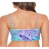 Salt + Cove Swimwear Top Medium Junior Tropical Punch Ruffle Green M view 2