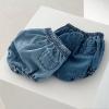 EISHOW Baby Girls Boys Denim Bloomers 2pcs Shorts Toddler Jeans Loose Diaper Cover Harem Shorts Pants Set for 0-3 Years (2 Packs Shorts B,6-12 Months) view 4