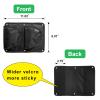 Pistol Holder Magazine Pouch for Gun Safe Organizer,Reinforced Pistol Holster Magazine Holders Combination for Gun Cabinet Gun Safe Accessories Storage (Double Pistol Holder 4 Pack) view 2