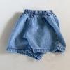 EISHOW Baby Girls Boys Denim Bloomers 2pcs Shorts Toddler Jeans Loose Diaper Cover Harem Shorts Pants Set for 0-3 Years (2 Packs Shorts A,18-24 Months) view 2