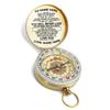 to My Grandson Compass, Engraved Compass, Personalized Gift, to My Son Compass, Personalized Compass, CG35 view 1