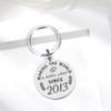 13th Birthday Gifts Keychain for 2013 Born Girls & Boys, Personalized Engraved Keepsake for 13 Year Old Kids view 4