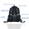 WOLT | Youth Baseball Bat Backpack - Bag for Baseball, Softball & T-Ball Equipment & Gear, Youth and Adults, with Holder for Bat, Helmet, Glove, & Shoes Compartment & Fence Hook (Blue) view 3