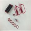 RED Alloy Color Accent Kit Bottle Cages Headset Spacer Lock On Grips Valve Caps Road or Mountain Bike view 1