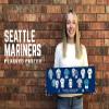 MLB Seattle Mariners uniform evolution plaqued poster view 2
