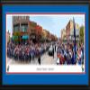 Kansas Jayhawks Victory Parade - 44x18-inch Double Mat, Deluxe Framed Picture by Blakeway Panoramas view 1