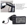 Electric LCD Display Meter, 24V 36V 48V LCD Display Control Panel with Plug, Electric Display Meter Conversion Kit for Electric Scooter, Electric view 2