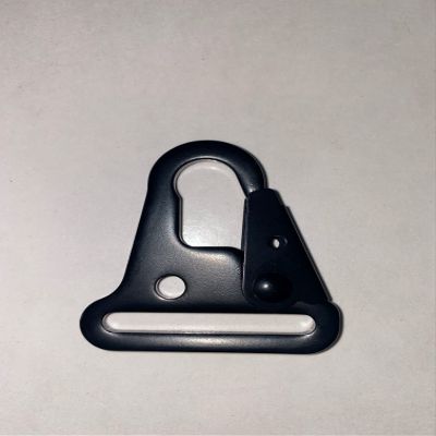 1.5in Heavy Duty HK Snap Hooks Black Metal Sling Clip Hooks Snap Spring Hooks Attach Webbing Carrying Parts Tools Various Packs