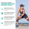 Modvel 2 Pack Knee Brace for Women & Men - Workout Knees Compression Sleeve for Knee Pain Relief Joint Support for ACL, Arthritis, Meniscus Tear Knees Brace for Sports, Rodilleras para Gym Fitness view 4