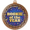 2.75" Rookie of The Year Medal Awards, Bronze Vega Rookie of The Year Team Trophy Awards Includes Free Neck Ribbon 100 Pack view 2
