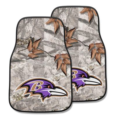 FANMATS 25490 Baltimore Ravens 2-pc Carpet Car Mat Set