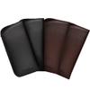 Calabria Slip-In Eyeglasses Case [Black/Brown/Pack of 4] Faux Leather Sunglasses Pouch for Travel, Commute | Soft Glasses Holder | Clip-On for Easy Slide, Belt, Pocket Attachment | Eyeglasses Cases view 1