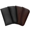 Calabria Slip-In Eyeglasses Case [Black/Brown/Pack of 4] Faux Leather Sunglasses Pouch for Travel, Commute | Soft Glasses Holder | Clip-On for Easy Slide, Belt, Pocket Attachment | Eyeglasses Cases view 2