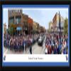 Kansas Jayhawks Victory Parade - 42x15.5-inch Single Mat, Select Framed Picture by Blakeway Panoramas view 1