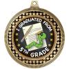 2.75" 5th Grade Graduation Medal Awards, Gold Vega Team Trophy Medals with Free Neck Ribbon 50 Pack view 2