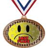 2.75" Funny Last Place Medal Awards, Bronze Vega Funny Last Place Team Trophy Awards Includes Free Neck Ribbon 20 Pack view 1