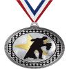 2.75" Ballroom Dance Medal Awards, Silver Vega Ballroom Dance Team Trophy Awards Includes Free Neck Ribbon 20 Pack view 1