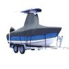 STOPBYUS 6.25OZ Semi-Custom Boat Cover Measured to Fit a Center Console T-TOP Dual Engine 17'5''-18'4''x102 view 1