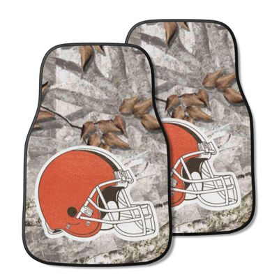 FANMATS 25495 Cleveland Browns 2-pc Carpet Car Mat Set