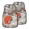 FANMATS 25495 Cleveland Browns 2-pc Carpet Car Mat Set view 1