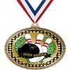 2.75" Bowling High Series Medal Awards, Gold Vega Bowling High Series Team Trophy Awards Includes Free Neck Ribbon 50 Pack view 1
