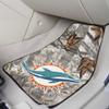FANMATS 25504 Miami Dolphins 2-pc Carpet Car Mat Set view 2