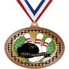 2.75" Bronze Vega Bowling Most Improved Medal Award, Sports Trophy Award Includes Free Neck Ribbon 20 Pack view 1