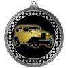 2.75" Antique Car Medal Awards, Silver Vega Antique Car Team Trophy Awards Includes Free Neck Ribbon 20 Pack view 2