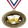 2.75" Beer Pong Medal Awards, Gold Vega Beer Pong Team Trophy Awards Includes Free Neck Ribbon 50 Pack view 1