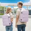 coowoz Large Travel Backpack For Women Men,Carry On Backpack,Hiking Backpack Waterproof Outdoor Sports Rucksack Casual Daypack Travel Essentials(Purple) view 3