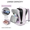 coowoz Large Travel Backpack For Women Men,Carry On Backpack,Hiking Backpack Waterproof Outdoor Sports Rucksack Casual Daypack Travel Essentials(Purple) view 4