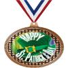 2.75" Happy St. Patricks Day Medal Awards, Bronze Vega Happy St. Patricks Day Team Trophy Awards Includes Free Neck Ribbon 100 Pack view 1