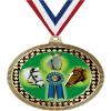 2.75" Horse Show Medal Awards, Gold Vega Horse Show Team Trophy Awards Includes Free Neck Ribbon 50 Pack view 1