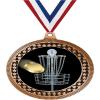 2.75" Disc Golf Medal Awards, Bronze Vega Disc Golf Team Trophy Awards Includes Free Neck Ribbon 100 Pack view 1