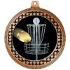 2.75" Disc Golf Medal Awards, Bronze Vega Disc Golf Team Trophy Awards Includes Free Neck Ribbon 100 Pack view 2
