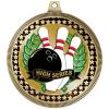 2.75" Bowling High Series Medal Awards, Gold Vega Bowling High Series Team Trophy Awards Includes Free Neck Ribbon 20 Pack view 2