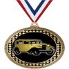 2.75" Antique Car Medal Awards, Gold Vega Antique Car Team Trophy Awards Includes Free Neck Ribbon 50 Pack view 1